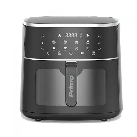 Primo PRAF-40459 Φριτέζα Αέρος Digital 8L 1800W με παράθυρο Μαύρη