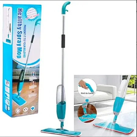 ERTONE ERT-MN499BL Spray Σφουγγαρίστρας, Mop Spray με ενσωματωμένο δοχείο, 600 ml, με απορροφητικό πανί μικροϊνών