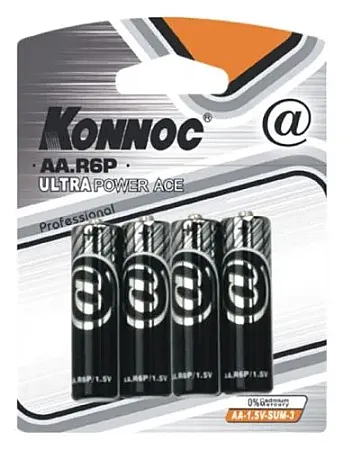 ΜΠΑΤΑΡΙΑ KONNOC R6P/ΑΑ Ultra Power ACE 4τεμ