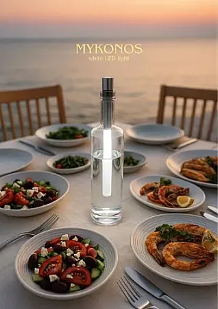 Φωτιστικό για Μπουκάλια με Λευκό LED BOTTLELIGHT MYKONOS