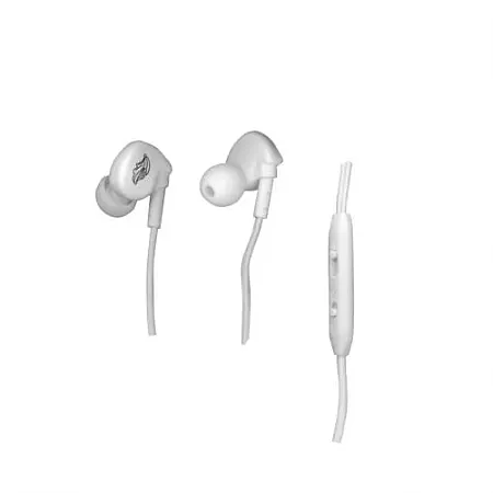 ANATOMIKA Ακουστικά HF STEREO EM-24 HUALIPU METAL EARPHONE 1.2M με Ανατομική στερέωση στο ακουστικό πτερύγιο (Συμβατό με συσκευές Anroid και IOS)