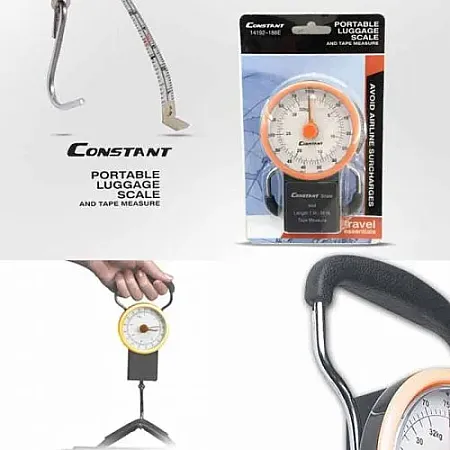 Αναλογική Ζυγαριά Χούφτας (Καντάρι) 32kg Constant 14192-188E με ενσωματωμένη μετροταινία 1μ