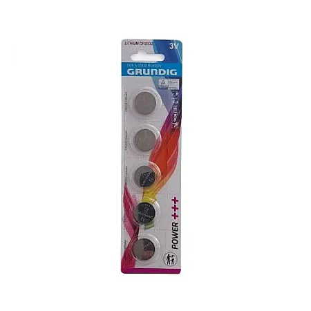 ΜΠΑΤΑΡΙΑ GRUNDIG CR2032 1τεμ GRUN-CR2032 Ενισχυμένη έως Χ3