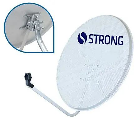 80cm Διάτρητο δορυφορικό κάτοπτρο (mesh - grid dish) STRONG 80 X 73 Διάμετρος 80cm.