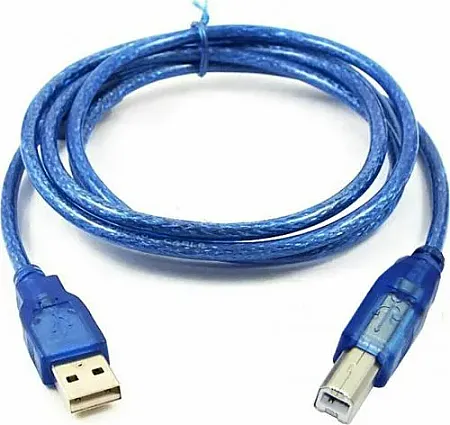 Omega USB 2.0 Cable USB-A male - USB-B female 1m Καλώδιο σύνδεσης Εκτυπωτή