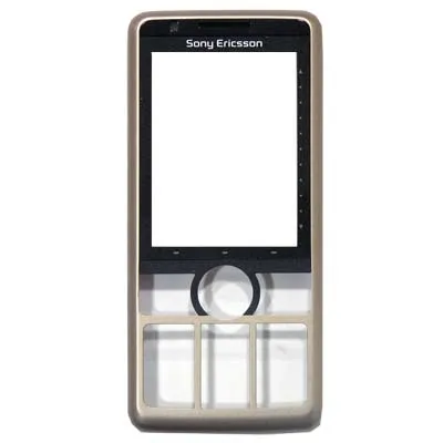 Γνήσια Μπροστινή Πρόσοψη Sony Ericsson G700 Silk Bronze με Touch Screen